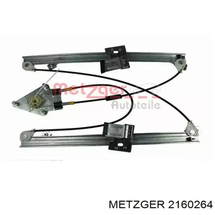 2160264 Metzger mecanismo de acionamento de vidro da porta dianteira direita