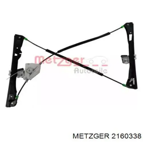 2160338 Metzger mecanismo de acionamento de vidro da porta dianteira direita