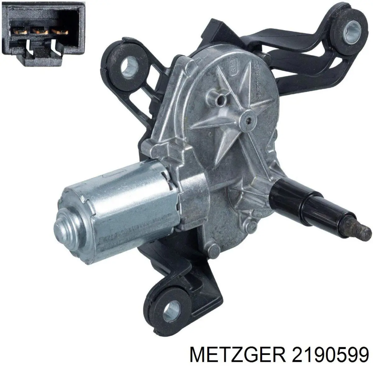 2190599 Metzger мотор стеклоочистителя заднего стекла