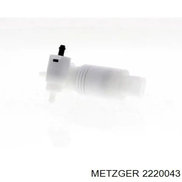 2220043 Metzger bomba de motor de fluido para lavador de vidro dianteiro/traseiro