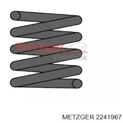 2241967 Metzger пружина задняя