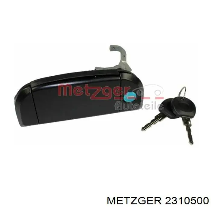 2310500 Metzger ручка двери передней наружная левая
