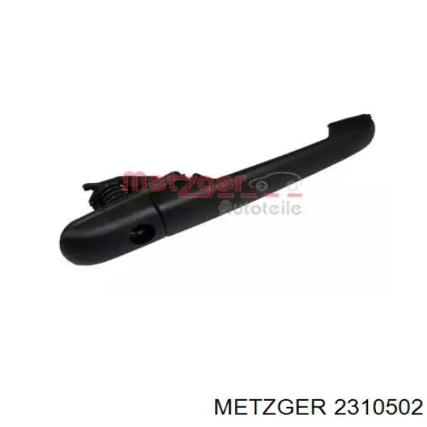 Tirador de puerta exterior delantero 2310502 Metzger