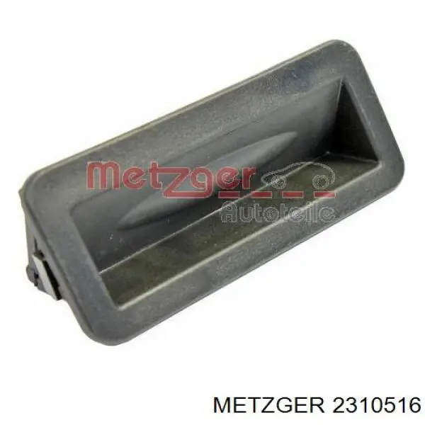 2310516 Metzger botão de acionamento do fecho de tampa de porta-malas (de 3ª/5ª porta (de tampa de alcapão)