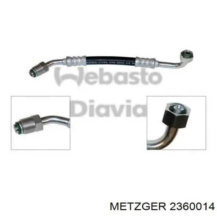 Шланг кондиционера, от радиатора к осушителю SKV 43SKV511 цена, от 36.27 USD