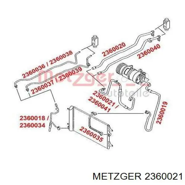 Шланг кондиционера, от испарителя к компрессору YM2H19997AC Ford