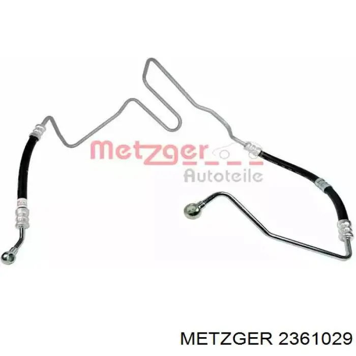 Шланг ГУР высокого давления от насоса до рейки (механизма) Metzger 2361029