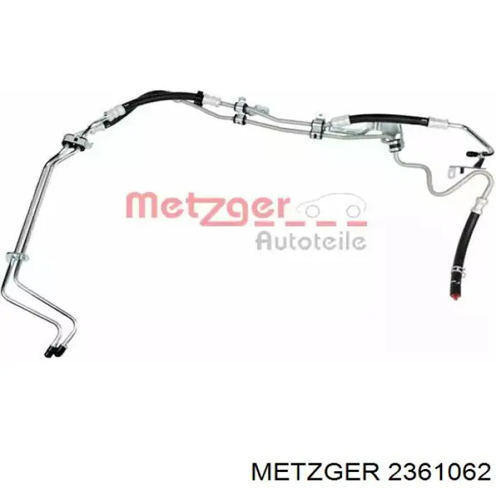 Шланг ГУР высокого давления от насоса до рейки (механизма) Metzger 2361062