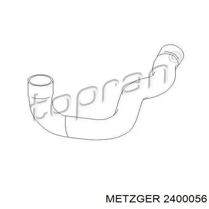 Купить 2400056 Metzger Патрубок интеркулера