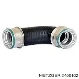 2400102 Metzger шланг (патрубок интеркуллера верхний правый)