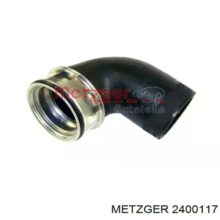 2400117 Metzger шланг (патрубок интеркуллера верхний левый)