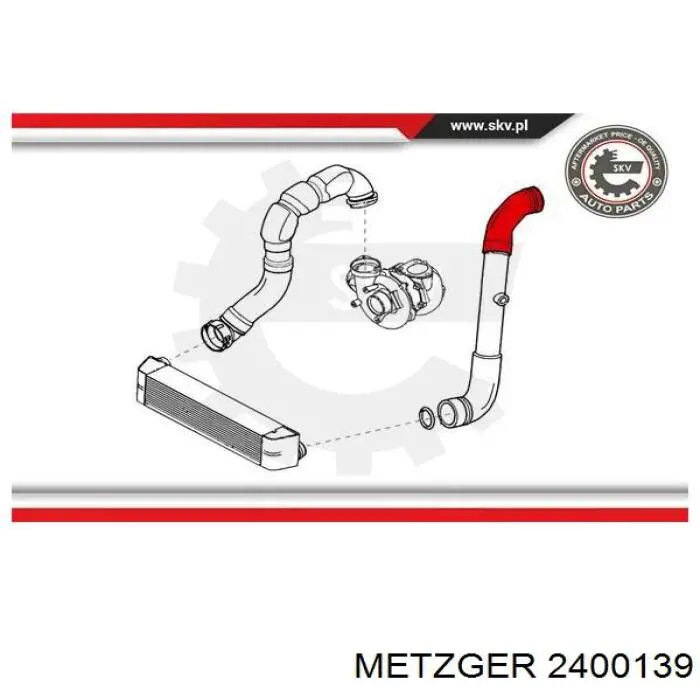 Патрубок интеркулера 7799401 BMW