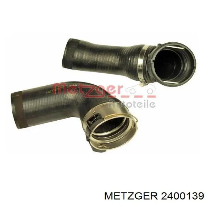 2400139 Metzger шланг (патрубок интеркуллера верхний)