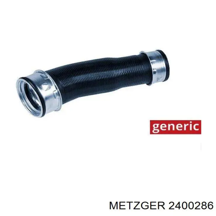 Шланг (патрубок) интеркуллера верхний левый Metzger 2400286