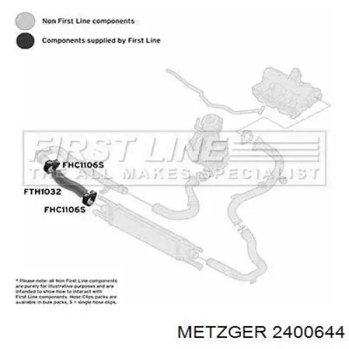 Патрубок интеркулера 51832224 Fiat/Alfa/Lancia