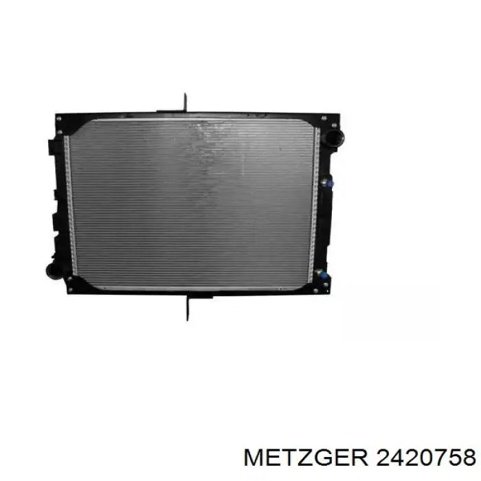 2420758 Metzger шланг (патрубок радиатора охлаждения верхний)