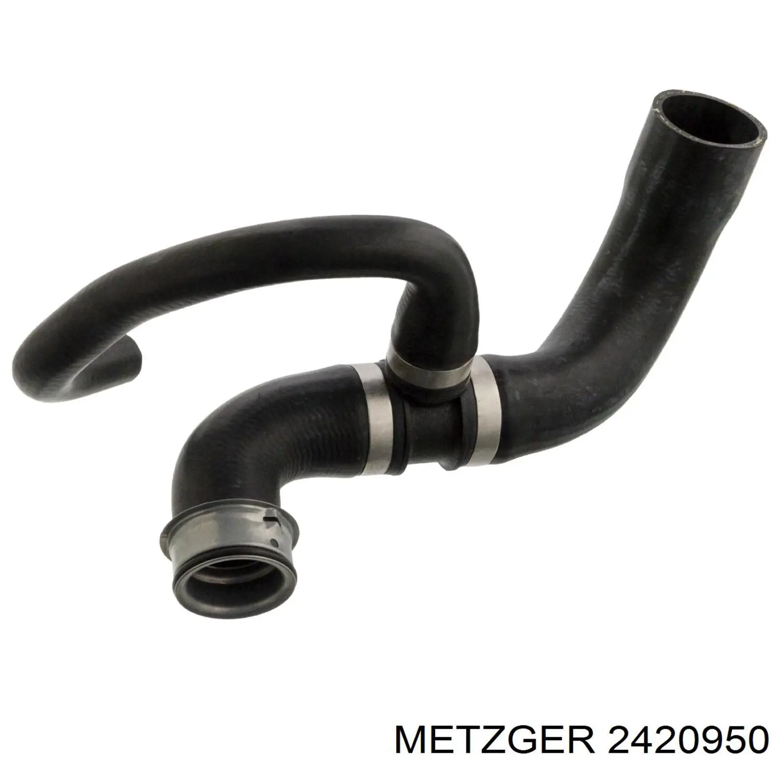 2420950 Metzger шланг (патрубок радиатора охлаждения нижний)