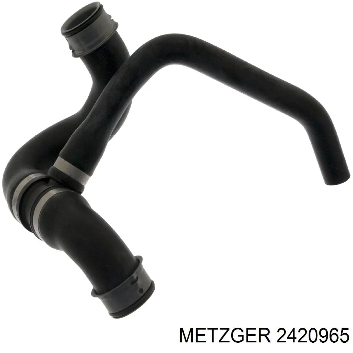 Шланг (патрубок) радиатора охлаждения нижний Metzger 2420965