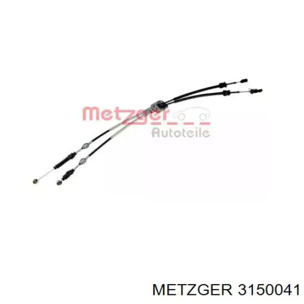 1608286880 Peugeot/Citroen трос переключения передач сдвоенный