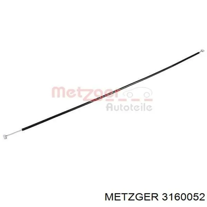 3160052 Metzger трос открывания капота передний