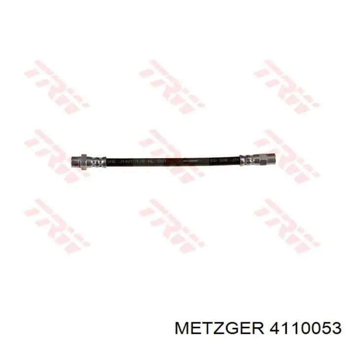 4110053 Metzger Гибкая тормозная трубка задняя