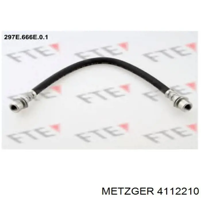 Купить FT2172 K&K Задний тормозной шланг