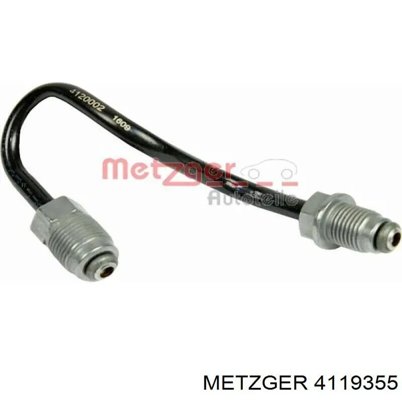 4119355 Metzger Шланг тормозной задний правый