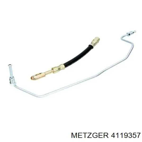Шланг тормозной задний правый 4119357 Metzger