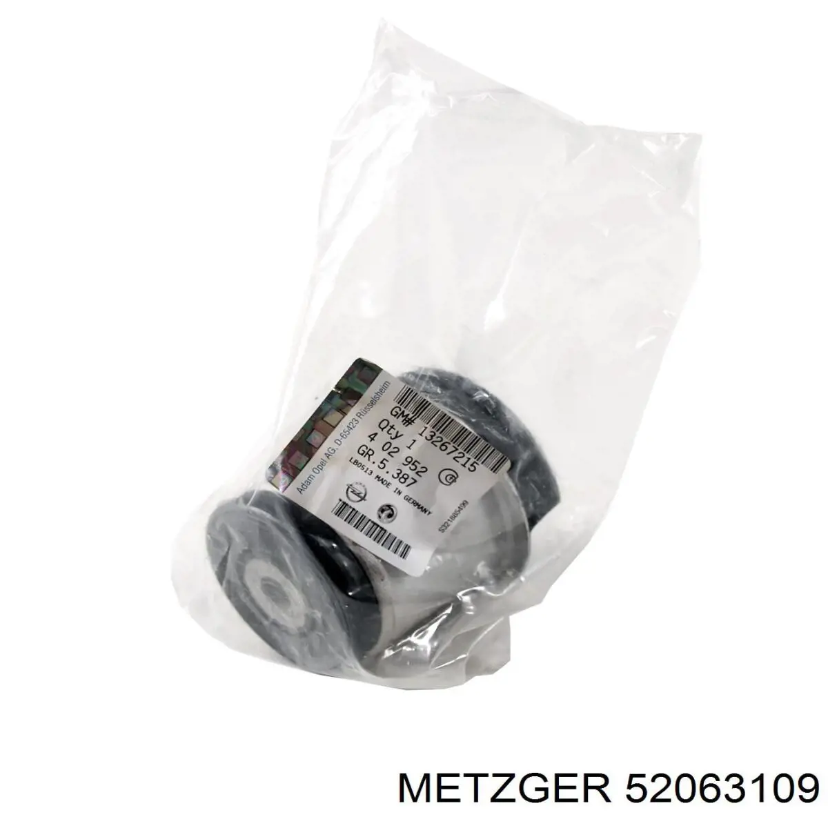 Купить 52063109 Metzger Сайлентблок задней балки