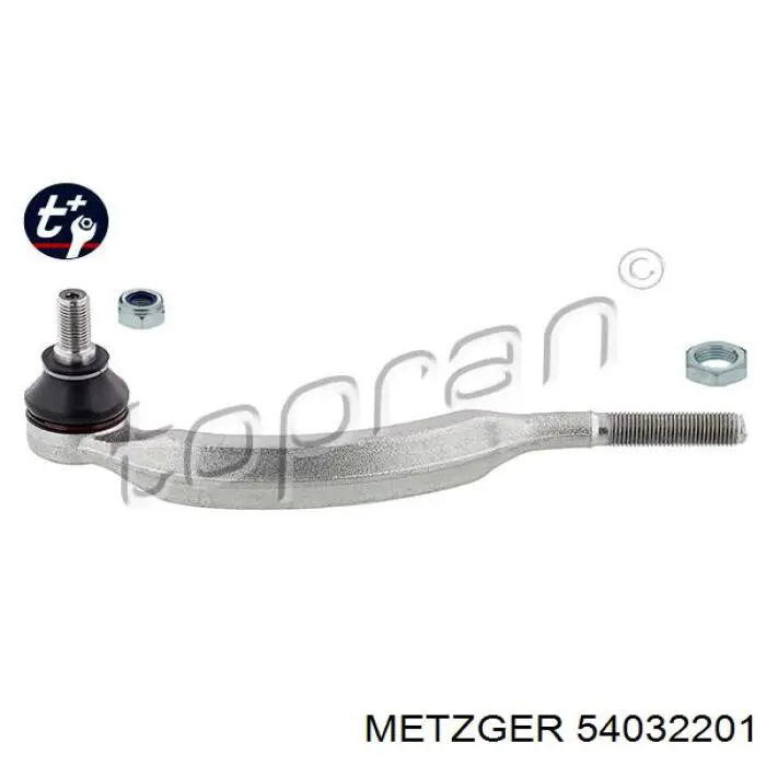 54032201 Metzger наконечник рулевой тяги внешний