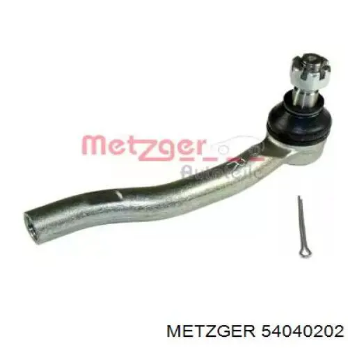 54040202 Metzger наконечник рулевой тяги внешний