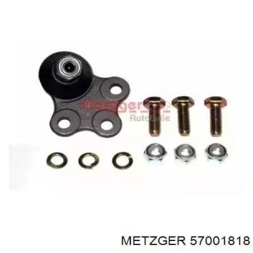 57001818 Metzger Палец шаровой нижний