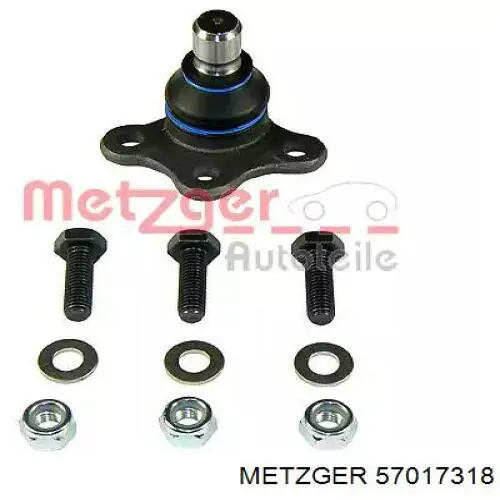 57017318 Metzger Палец шаровой нижний
