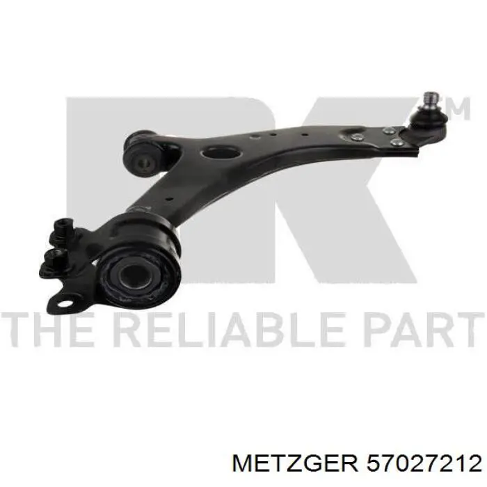 Нижняя правая шаровая опора 57027212 Metzger