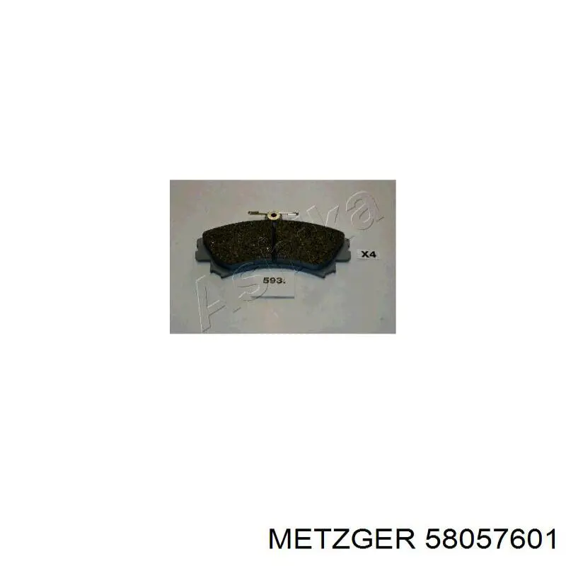 Рычаг передний нижний левый Metzger 58057601
