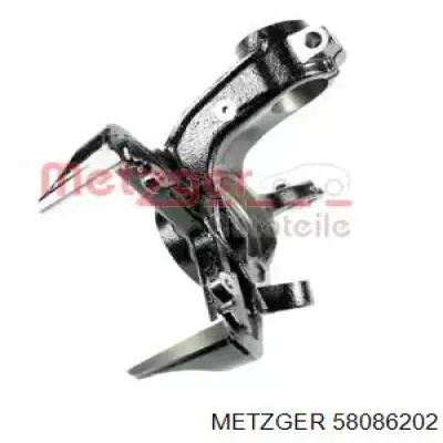 Цапфа (поворотный кулак) передний правый Metzger 58086202 цена, от 65.26 USD