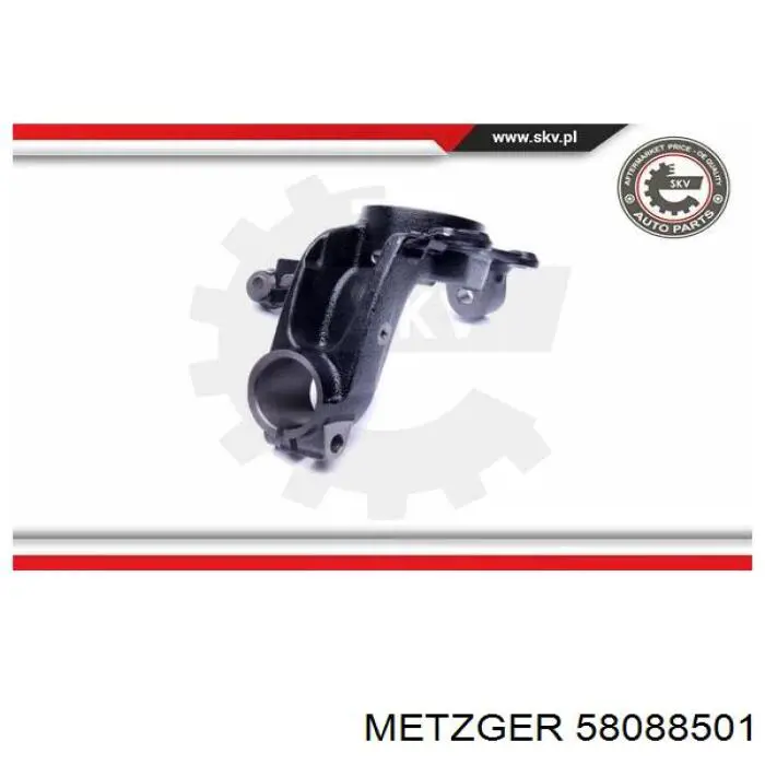 Кулак поворотный передний левый Metzger 58088501