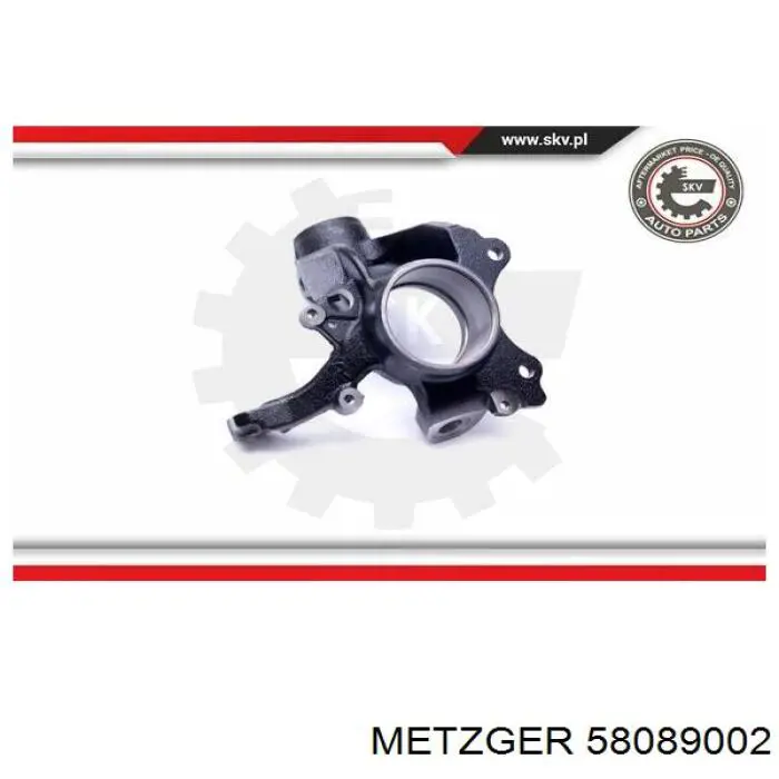 Кулак поворотный передний правый Metzger 58089002