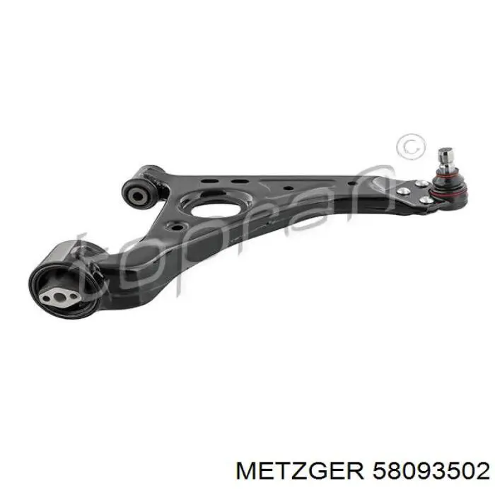 95025705 Opel braço oscilante inferior direito de suspensão dianteira