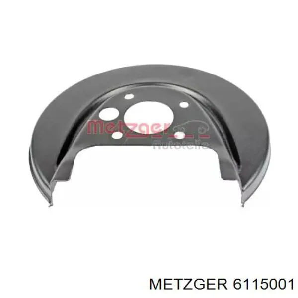 Купить 6115001 Metzger Защита тормозного диска заднего, левая
