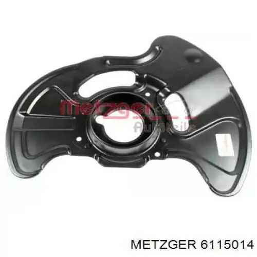 Защита тормозного диска переднего правого Metzger 6115014