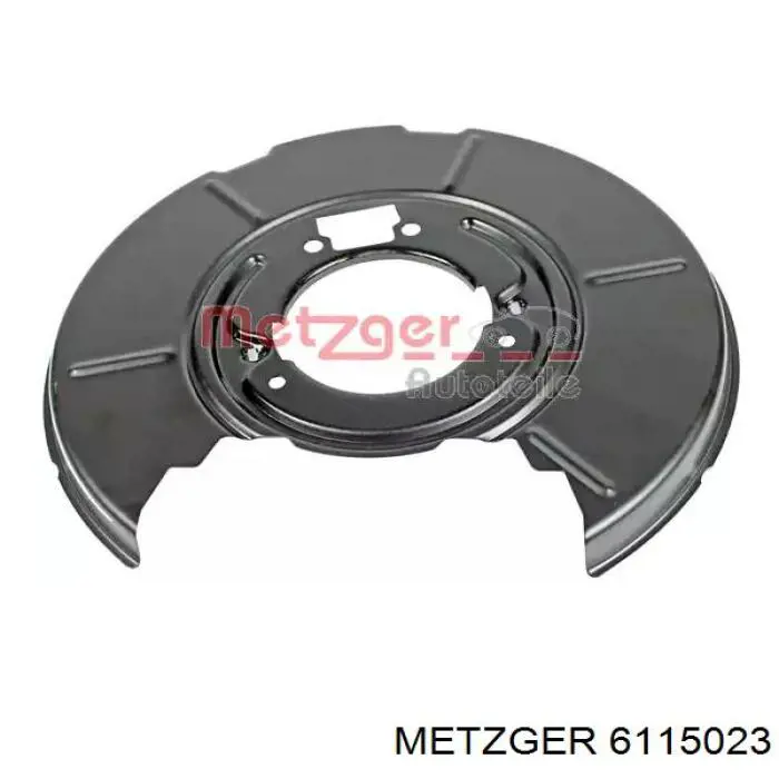 6115023 Metzger proteção direita do freio de disco traseiro