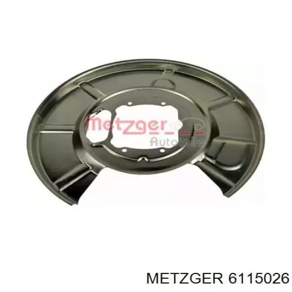 6115026 Metzger защита тормозного диска заднего правая