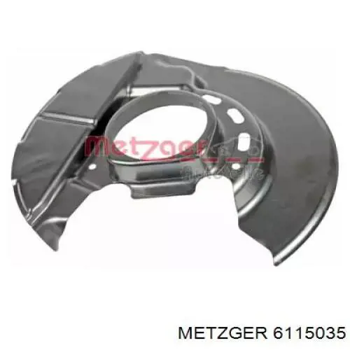 6115035 Metzger защита тормозного диска переднего левого