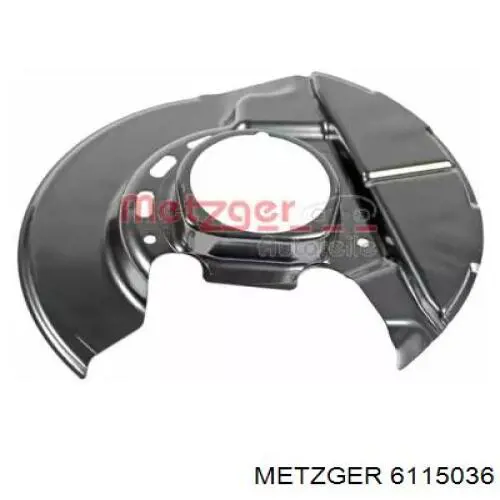 6115036 Metzger защита тормозного диска переднего правого