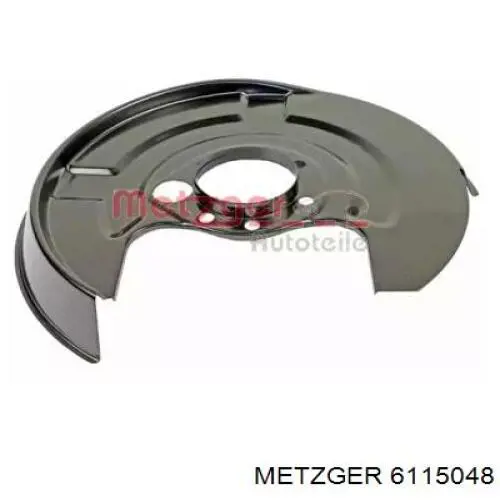6115048 Metzger защита тормозного диска заднего правая