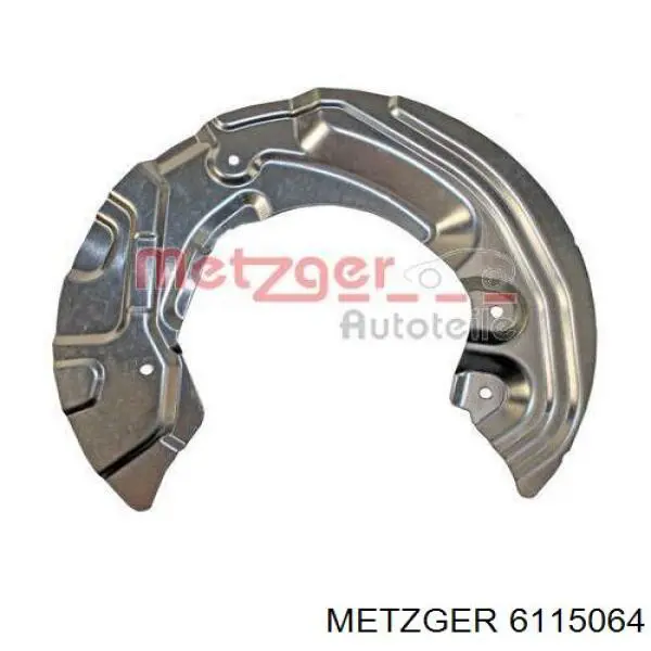 0627372 VAN Wezel proteção do freio de disco dianteiro direito