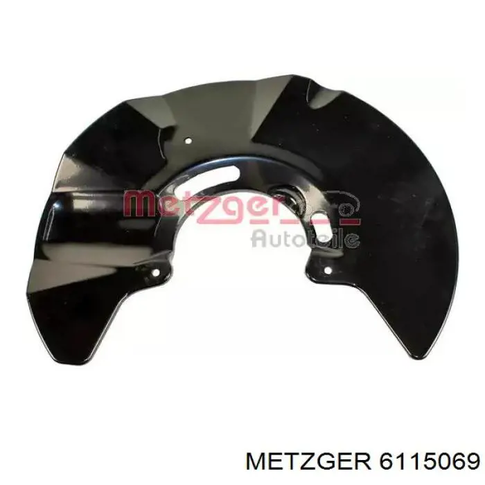 9028 Mapco proteção do freio de disco dianteiro esquerdo
