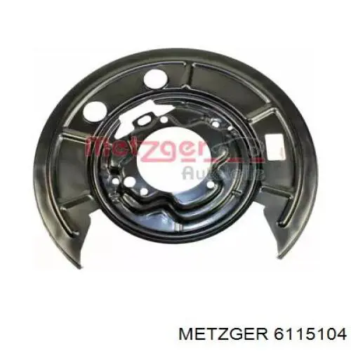 1651374 VAN Wezel proteção direita do freio de disco traseiro