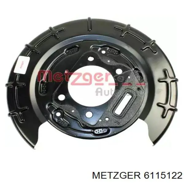 6115122 Metzger защита тормозного диска заднего правая